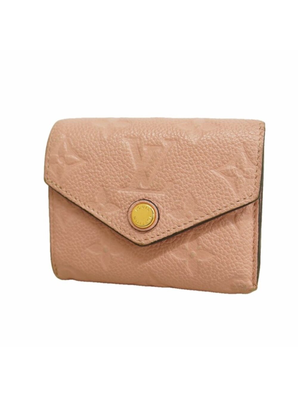 Louis Vuitton Trifold Wallet Monogram Empreinte Portefeuille Zoe Rose Poudre